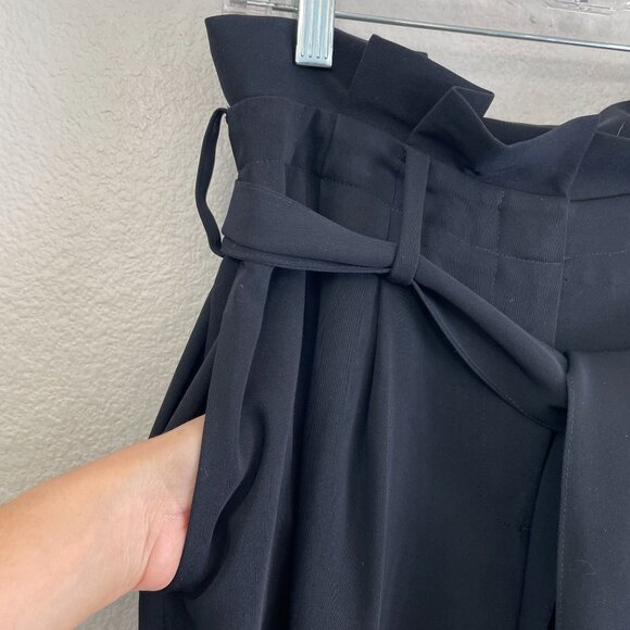 Boden Womens 6R Black Paperbag Waist Trousers Ankle Pants - Picture 8 of 9